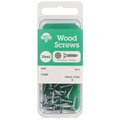 Hillman Wood Screw, #10, Zinc Plated Steel Flat Head Phillips Drive, 10 PK 5814